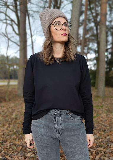 Erna - Faltenpulli Gr. 34-50