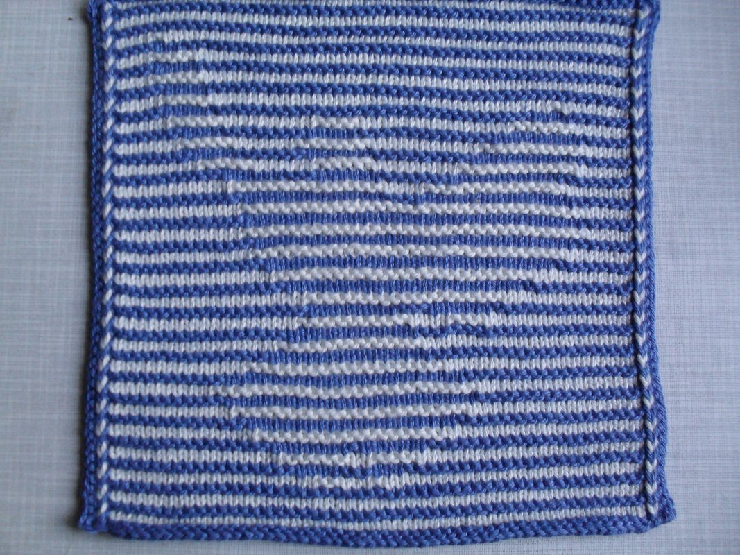 Friedenstaube in Schattenstricktechnik - Bild 3