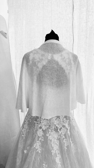 Nähanleitung für die Overlock - Hochzeitsbolero Bonnie