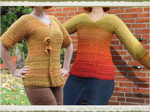 One-Cake-Wickerpearl Kombipack Jacke und Pullover S-XXL