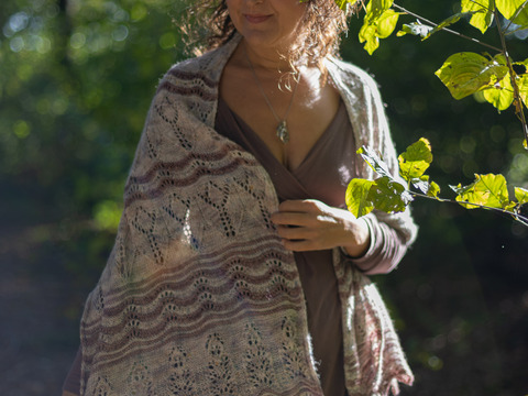 Anleitung Schutzengel Schal / Stola