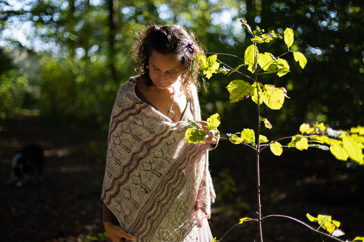 Anleitung Schutzengel Schal / Stola - Bild 6