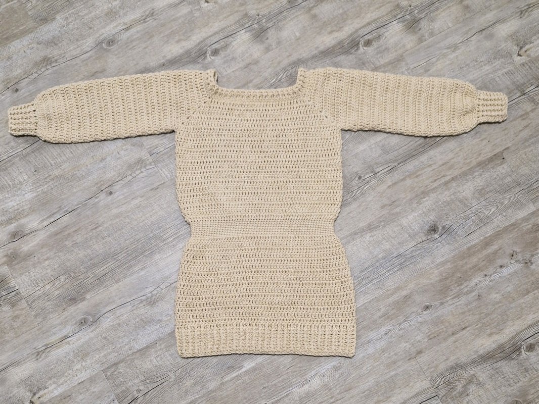 PDF Häkelanleitung "Schlichtes Kleid" XS bis XXL - Bild 4