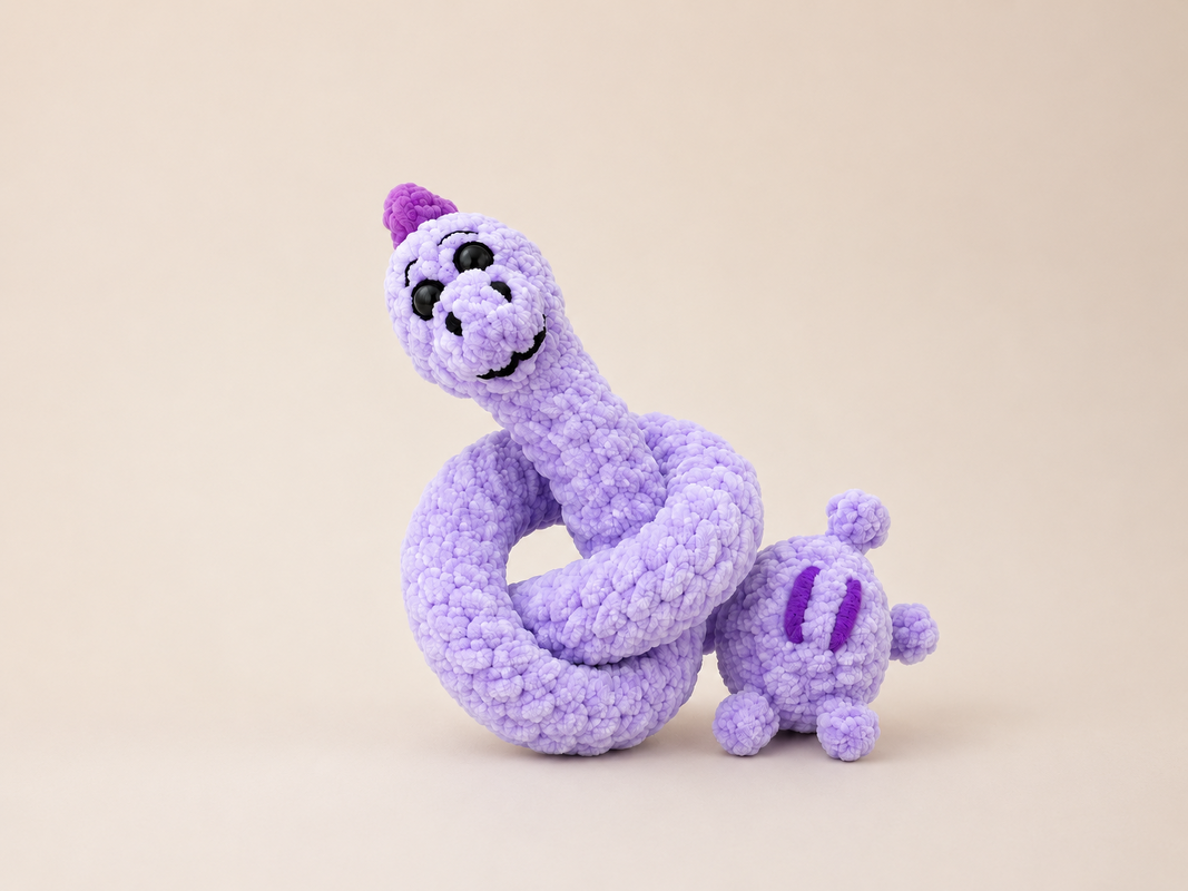 Häkelanleitung: Dinosaurier Amigurumi als PDF-Datei