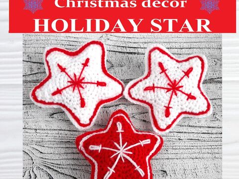 Crochet stars, Cute crochet pattern, Christmas clearance, Baby toy