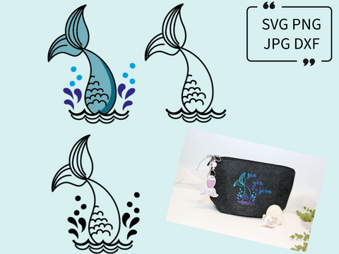 Plotterdatei Meerjungfrauenflosse