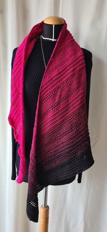 Häkelanleitung Drachenschal Sezkas No 1 mit 2 Varianten - Bild 2