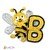 Crochet Animal Alphabet B Bee