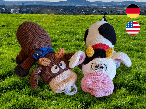 Kühe Camilla & Kurt - Häkelanleitung
