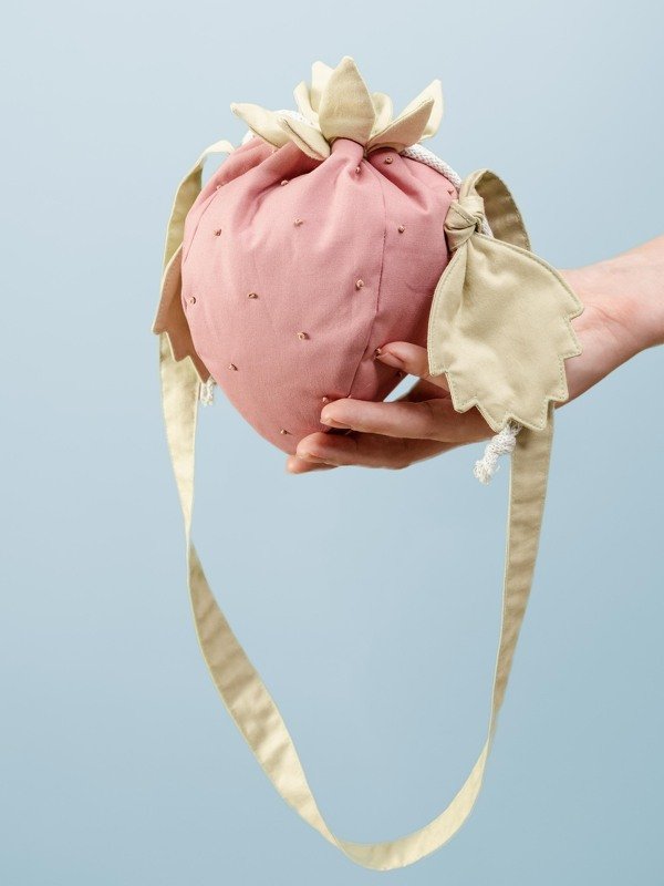 Strawberry Bag Sewing Pattern for Kids: Easy Step-by-Step Instructions