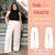 Palazzo Hose Schnittmuster Damen Weite Hose Gummizug XS-XXXL Nähanleitung