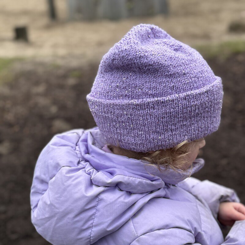 Strickanleitung | GLITZER Mütze | Baby- Erwachsenen Größe - Bild 6