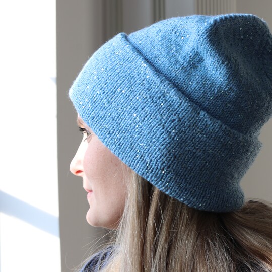 Strickanleitung | GLITZER Mütze | Baby- Erwachsenen Größe