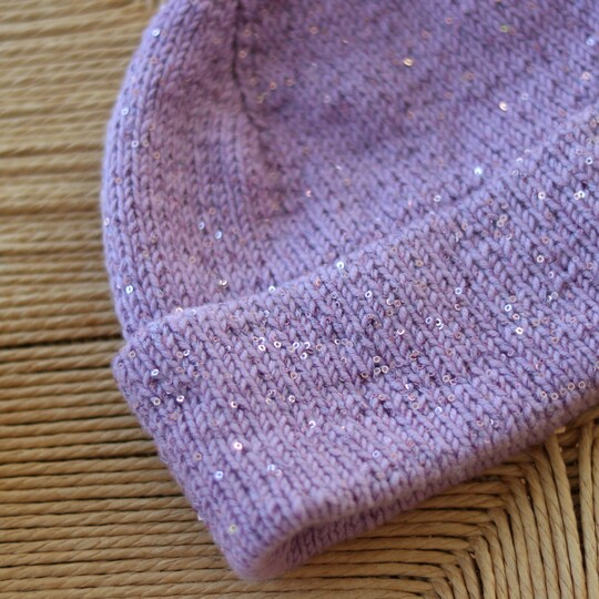 Strickanleitung | GLITZER Mütze | Baby- Erwachsenen Größe