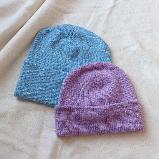 Strickanleitung | GLITZER Mütze | Baby- Erwachsenen Größe