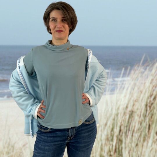 Nähanleitung Shirt Leni | Rollkragenshirt | Basic | Gr. 34-54