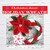 Year round wreath with Poinsettia ornament and crochet Stars