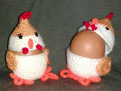 Huhn mit Variationen als Eierwärmer oder Verpackung, Anleitung, PDF-Datei