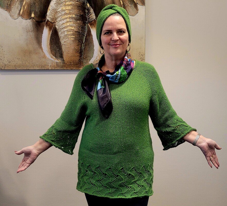 "Durban" - RVO Pullover mit wunderschönem Muster - Strickanleitung - Bild 4