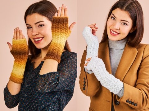 Armstulpen Krokusblüte