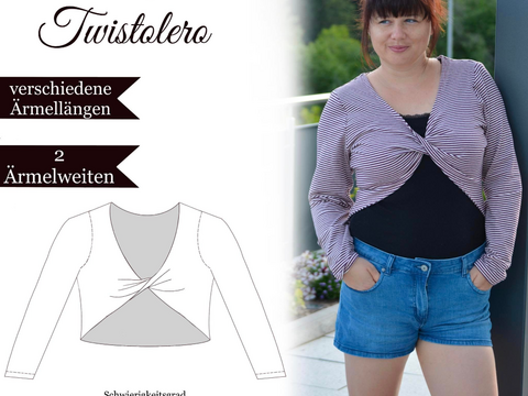 Sannys Twistolero – Gr 32-64 – E-Book und Nähanleitung