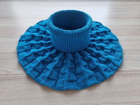 "Warm & Plissiert" Kinder Halswärmer stricken PDF-Anleitung