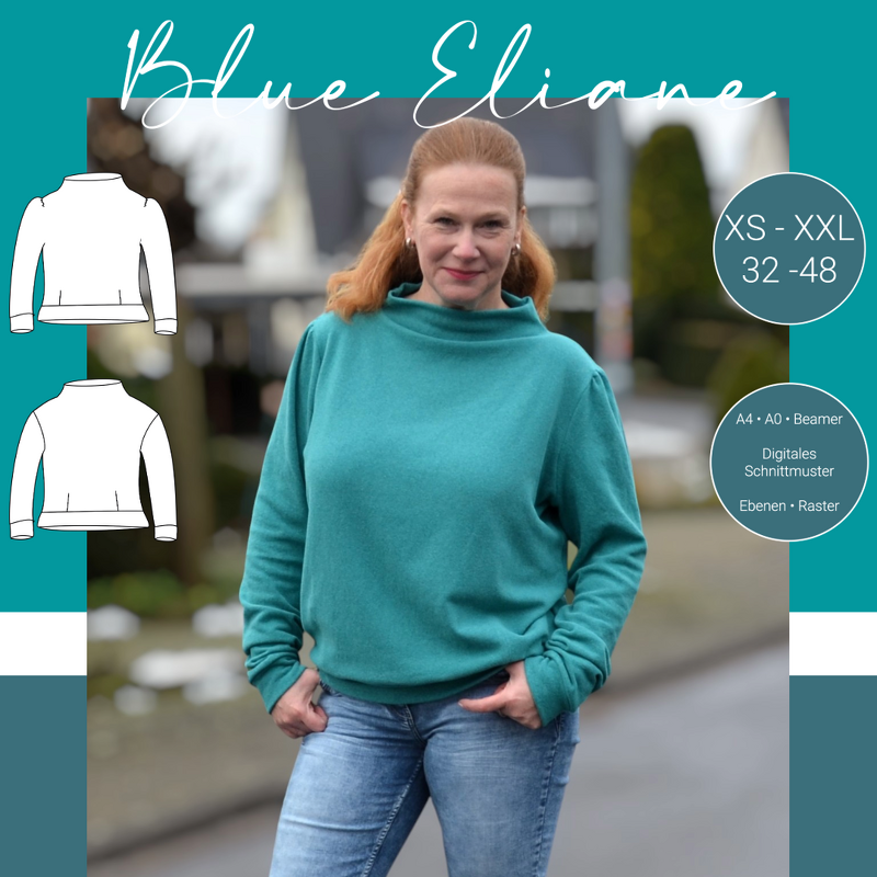 Sweater "BlueElaine" inkl. Beamerdatei