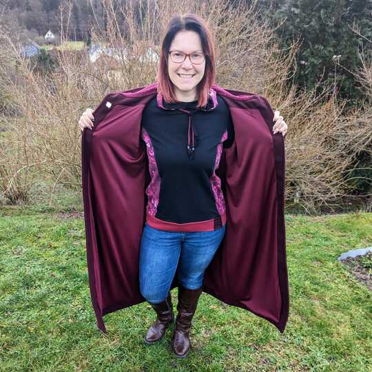 Sannys Long Coat - Size 32-64 - E-Book and instructions