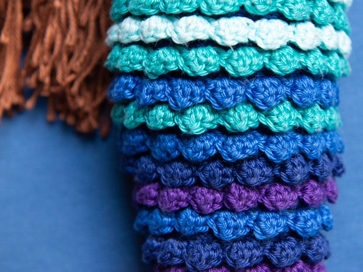 Häkelanleitung Meerjungfrau Melinda, Amigurimi