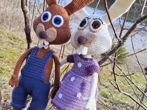 Mr. and Mrs. Teethy Osterhase