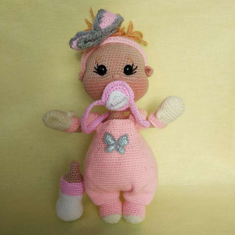 Häkelpuppenmuster, Amigurumi-Puppenmuster, Amelie-Puppenmuster