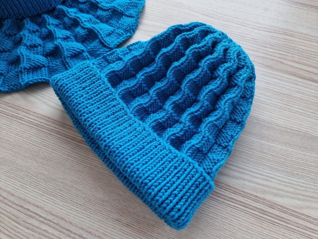 "Warm & Plissiert" Kindermütze stricken PDF-Anleitung - Bild 3