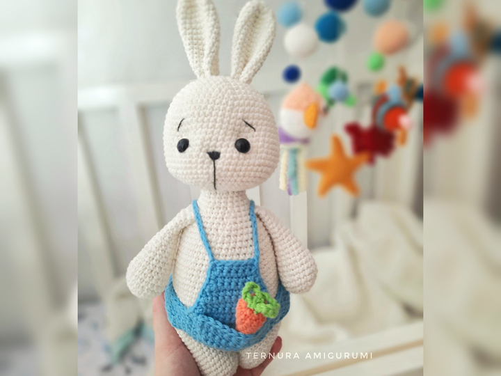 Häkelanleitung für Oliver Kaninchen