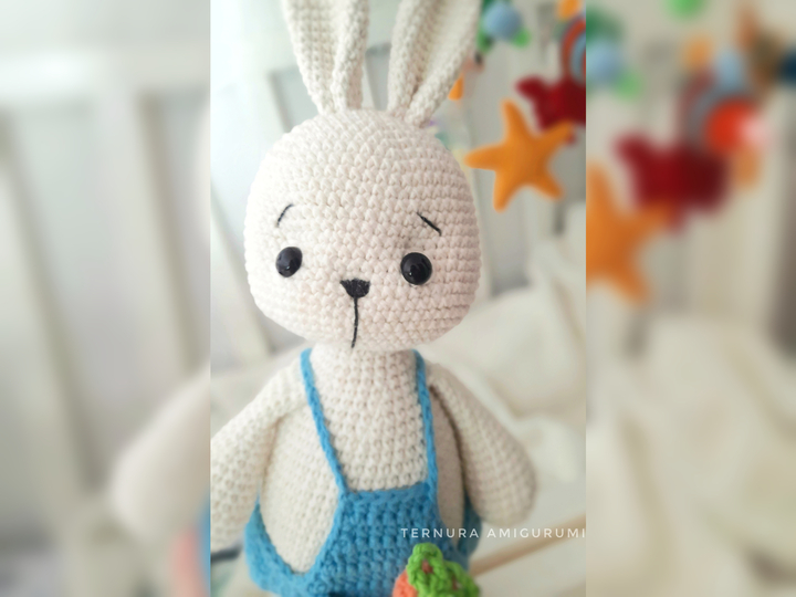 Häkelanleitung für Oliver Kaninchen