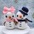 Jolly Snow Couple- Crochet Amigurumi Pattern- English