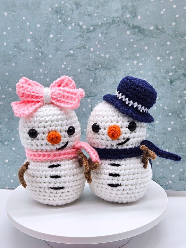 Jolly Snow Couple- Crochet Amigurumi Pattern- English - Image 3