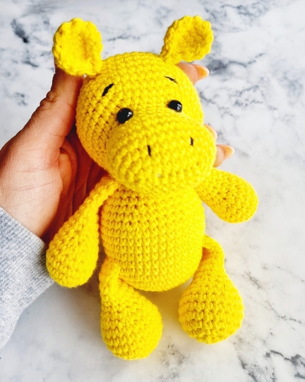 Häkelanleitung Nilpferd auf Deutsch