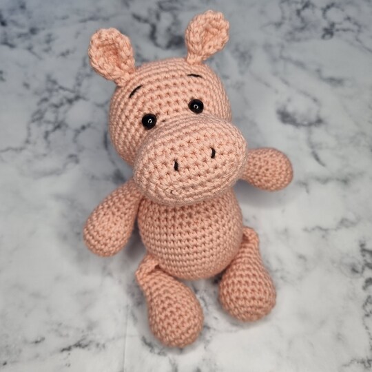 Häkelanleitung Nilpferd auf Deutsch