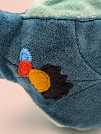 reversible cuddly toy "Krempeltier"caterpillar Level 1 - sewing instruction