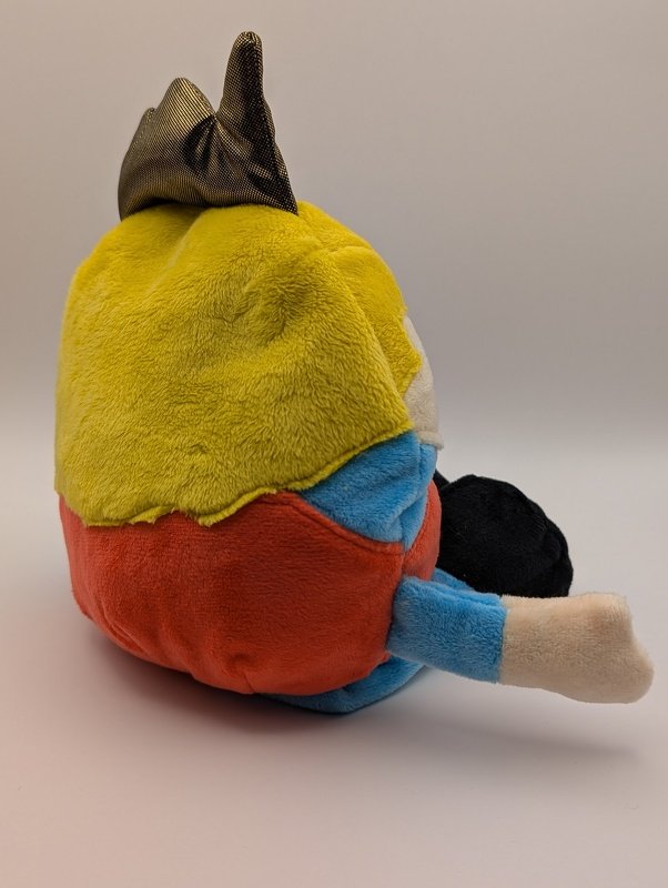 reversible cuddly toy "Krempeltier" prince Level 3 - sewing instruction