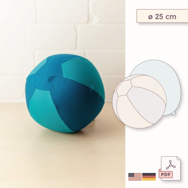 Balloon Cover Sewing Pattern - ø 25 cm