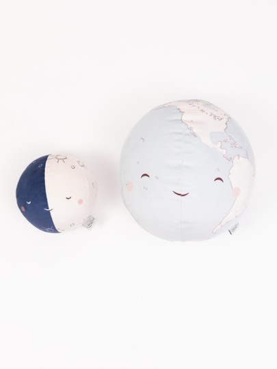 Stoffball-Kissen mit 6 Teilen - Schnittmuster Ø 15-50 cm