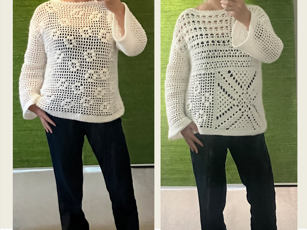 Pulli „Stückwerk“  - Häkelanleitung