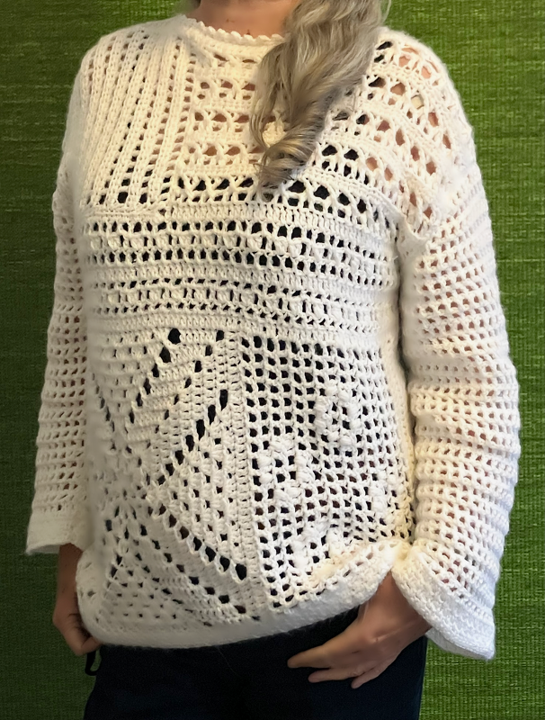 Pulli „Stückwerk“  - Häkelanleitung - Bild 7