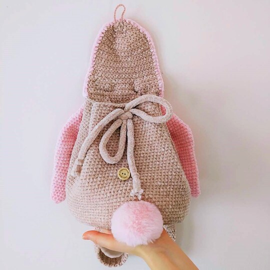 Crochet Bunny backpack patterns Crochet pattern Rucksack Amigurumi Backpack