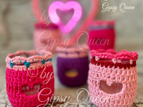 Häkelanleitung Herz Windlicht – DIY Deko für romantische Anlässe