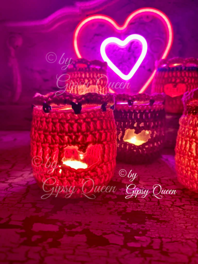 Häkelanleitung Herz Windlicht – DIY Deko für romantische Anlässe