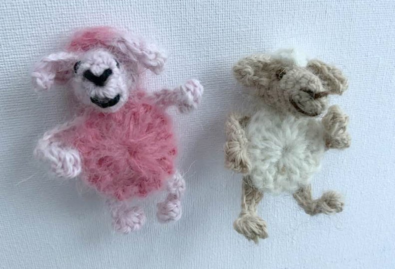 Zuckersüße Mini Schäfchen