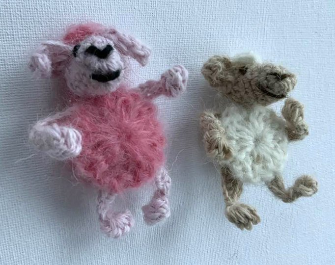 Zuckersüße Mini Schäfchen