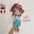 Crochet Astrid doll pattern, Amigurumi doll pattern, casual outfit Astrid